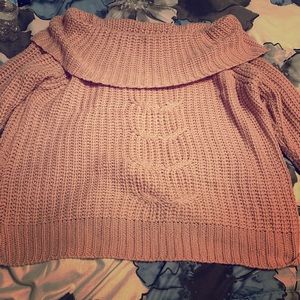 Plus size pink sweater!